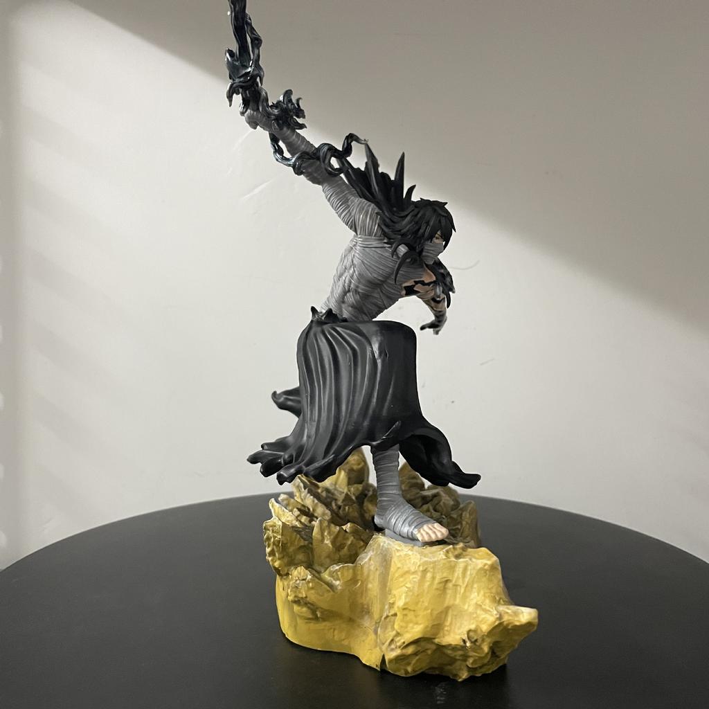 24cm Bleach Anime Ichigo Kurosaki Moonless Combat Figure Statue Model Collectible Desktop Decoration Gift for Boys