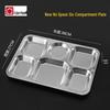 LIJIA FITMENT Stainless Steel Divided Meal Tray