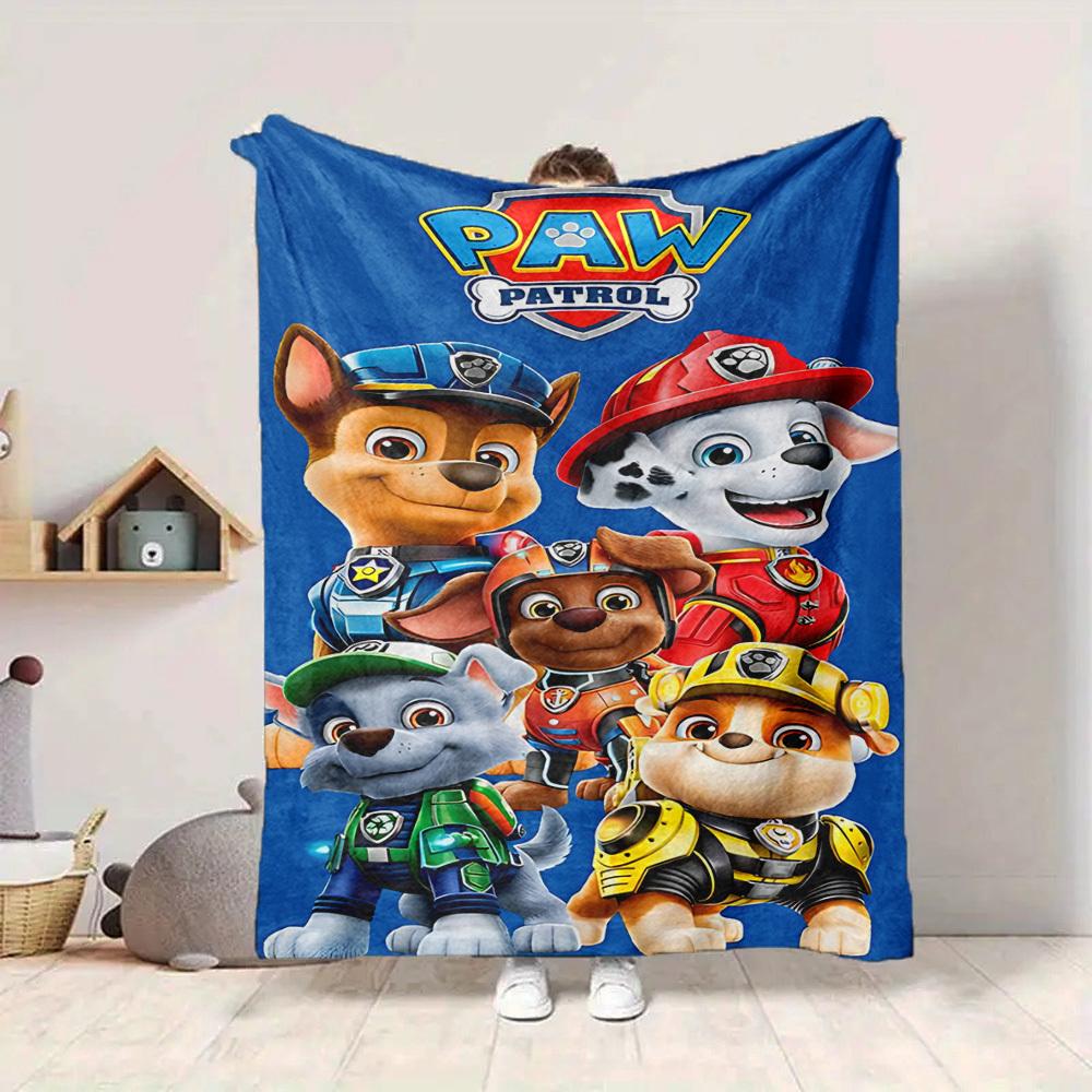 1pc Paw Patrol Characters Soft & Warm Flannel Blanket, Multi-Purpose Throw Blanket for Couch, Sofa, Office, Bed, Camping, Travel 163