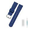 22mm Watch Strap For TAG Heuer F1 Monaco Carrera Formula 1 Watchband Air Vent Hole Wristband Rubber Silicone Bracelet Accessory