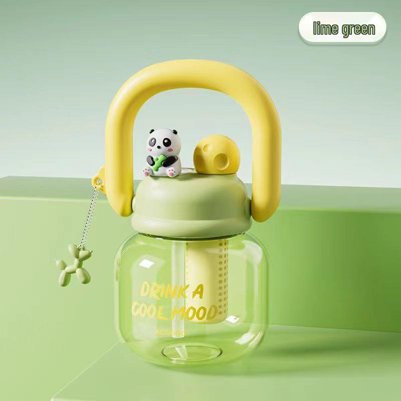 Multifunctional Summer Girls  Large Capacity Portable Straw Cup 800ml