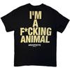 Architekten Unisex Erwachsener Ich bin ein verdammtes Tier Rückendruck T-Shirt