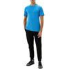 adidas T Shirts Men's Lake Blue V Neck Straight Fit HB9199