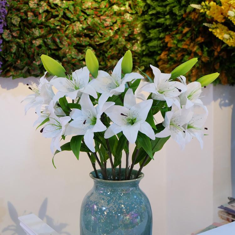 Lily wedding lily soft pvc plastic lily valentine lily