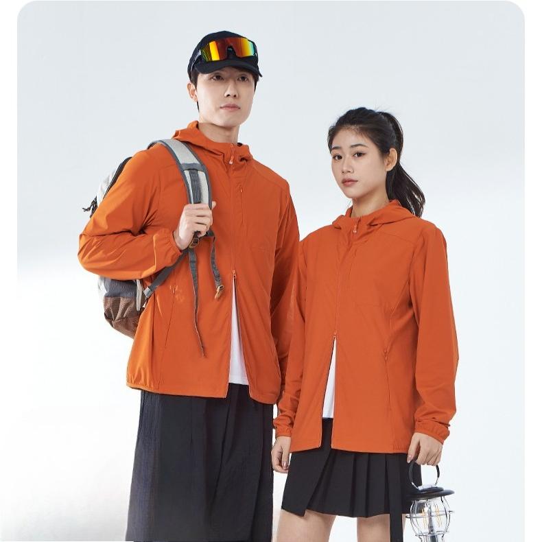 Ice Silk Men's Sun Protection Jacket Anti UV Windproof Waterproof for Outdoor Cycling and Fishing