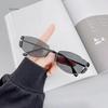 Hexagonal Rectangle Metal Frame SunGlasses Vintage Transparent SunGlasses for Women Men UV400 Eyewear Oculos De Sol sun glasses