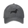 Dachshund Dog  Baseball Cap Cute Animals Fishing Trucker Hat Summer Hot Sale Unisex Trendy Custom Baseball Caps