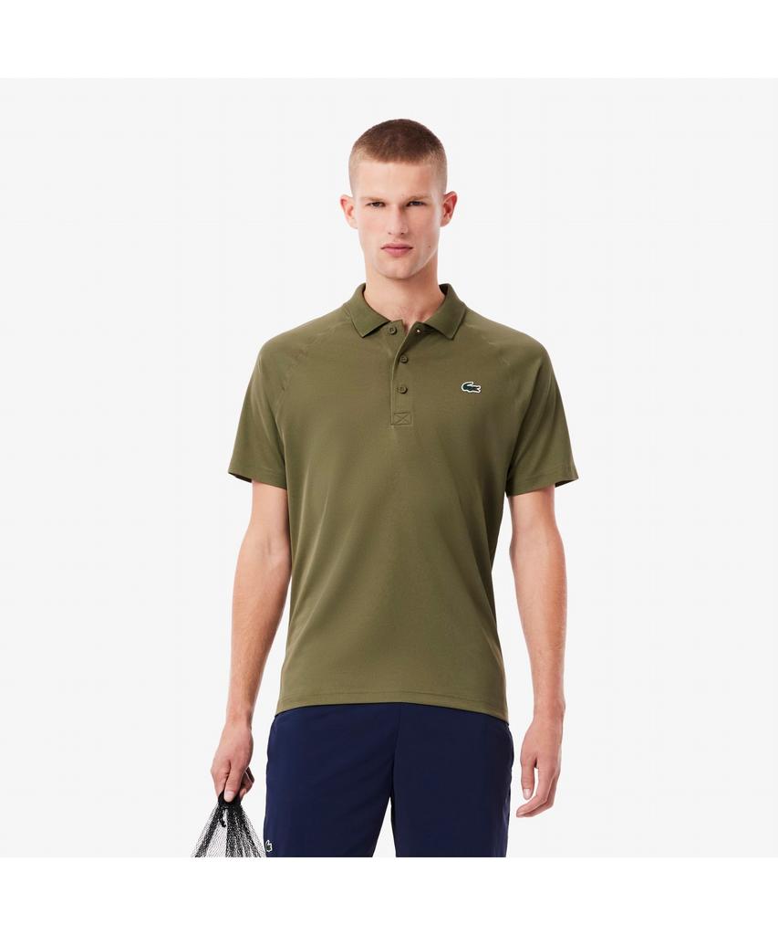 LACOSTE Men'S Training Raglan Short Sleeve Polo Shirt Dh3201-55N E9F