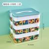1/2/3 Layers Kids Building Block Storage Box Adjustable Sundries Container Classified Small Storage Container Toy Organizer Box