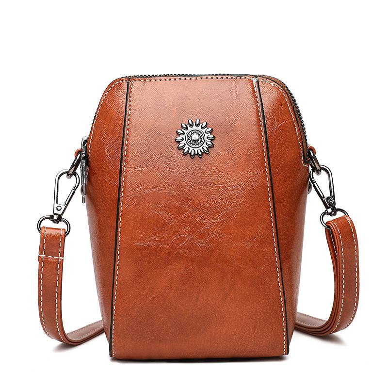 Pu Phone Bag Womens Small Crossbody Purse With Flap Closure For Daily Use