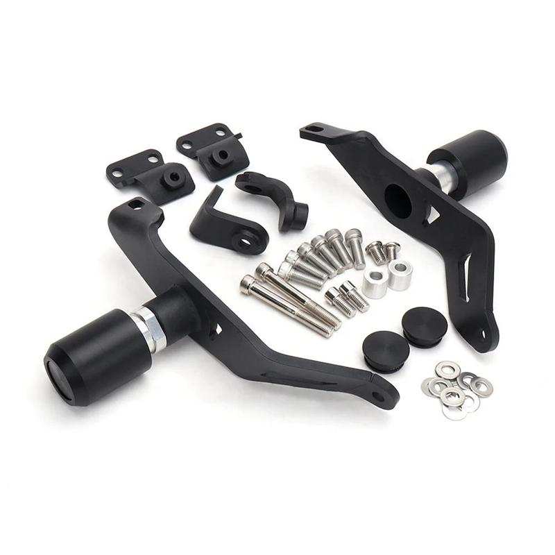

NEW-Motorcycle Accessories For YZF R3 YZF-R3 Yzf R3 2019- Frame Sliders Crash Protector Falling Protection Kit чорний