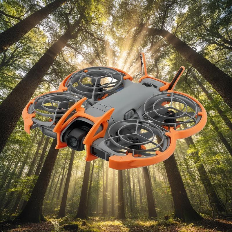 For Neo2 Drone Accessory 3D Printing 4in1For NEO 2 Anti-Collision Protector Bumper Bar Gimbal Bar Anti-Drop Protection Tail