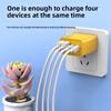 EU/US/UK120W fast charger with 2 USB ports and 2 Type-C ports,2-meter data charging cable,used for mobile phone,tablet,headphone