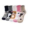 Korea Cartoon Cute Cat Socks Women Cotton Casual Skateboard Style Socks Spring Summer Gift