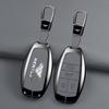 Zinc Alloy Car Key Case Cover Protector Shell Remote Keychain Accessory For Bentley Flying Spur Continental GT Bentayga Mulsanne TH4
