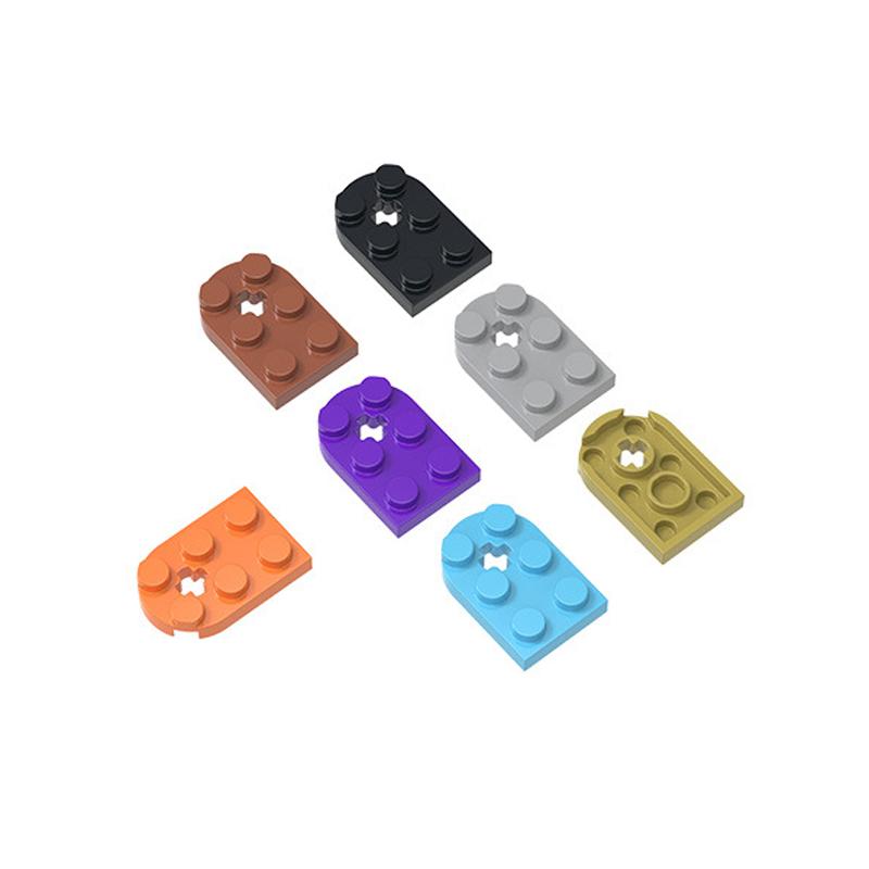 Non-Toxic Moc 10Pcs 3176 Special 2X3 Board Building Blocks Kit Square 2X3 Hole Wth Cross Bricks Particle Idea Diy Toys Children Xmas Gift
