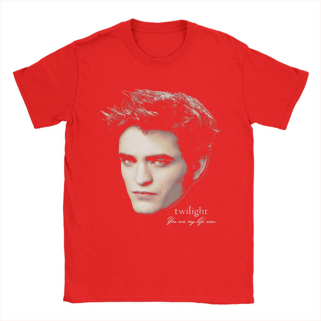 Twilight Edward Oversized Portrait Vampire Movie T Shirt Unisex YK TShirts O Neck Hip Hop Tee Shirt Casual Oversized Clothing