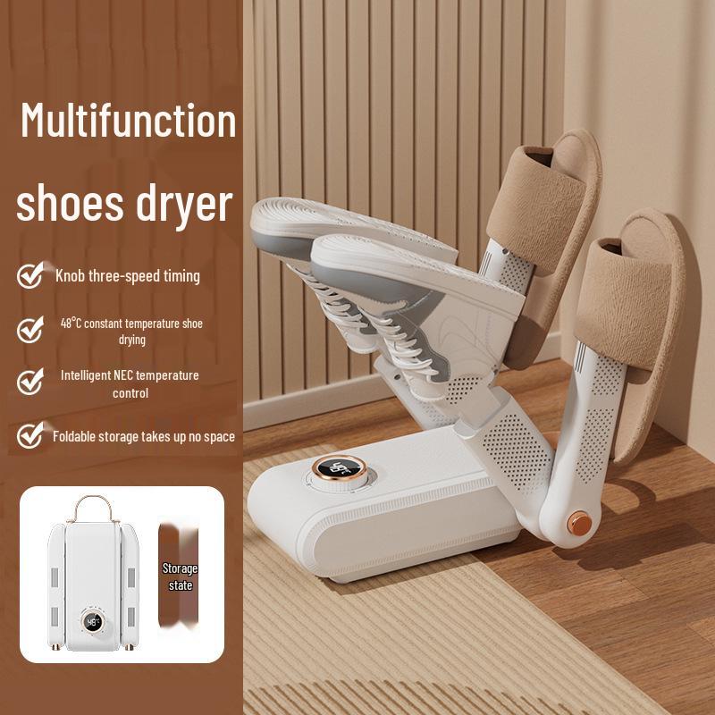 Foldable Shoe Dryer with Blue Light Dehumidification – Portable and Intelligent Drying Solution.