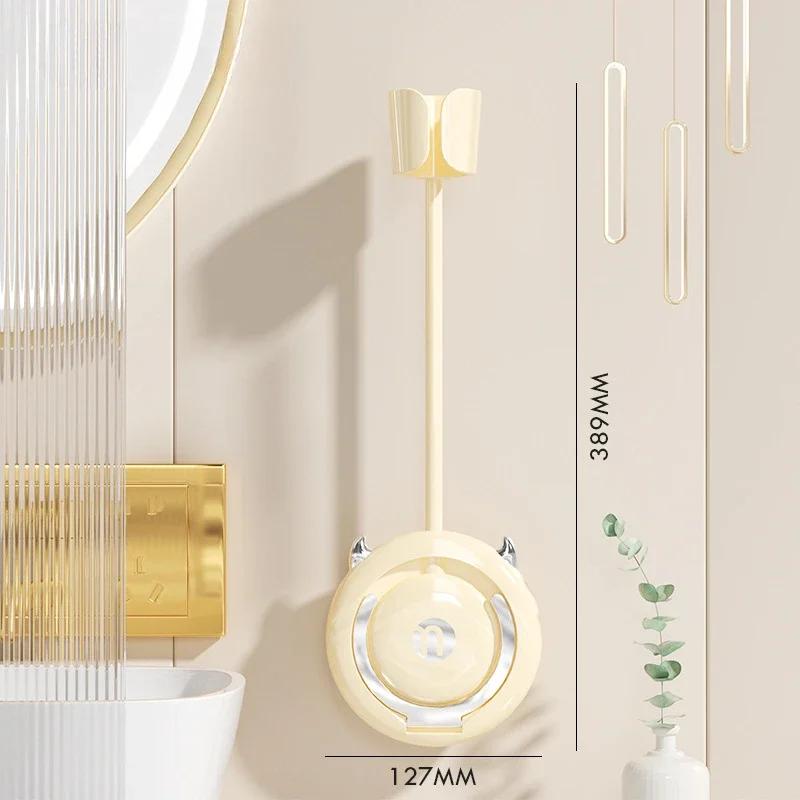 

Держатель для фена без проколов Регулируемый кронштейн для фена без помощи рук Настенная стойка для хранения фена Полка для ванной комнаты