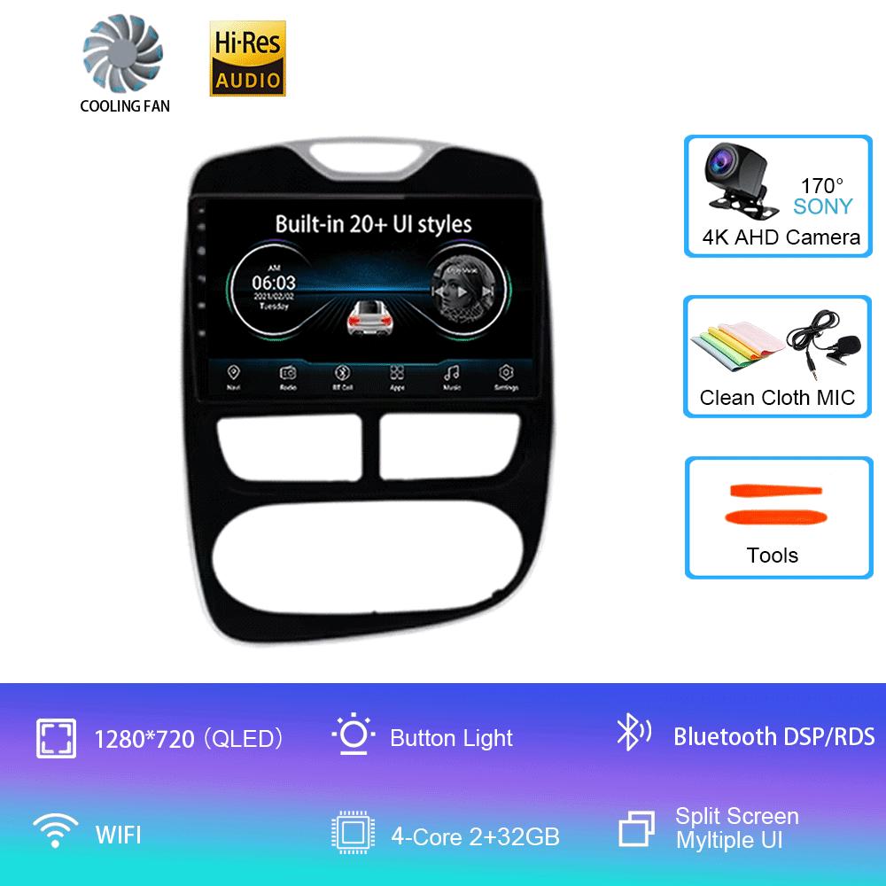 

Android14 автомобильное радио для Renault Clio 4 2012-2016 мультимедийный видеоплеер GPS навигация Carplay и Android Auto 5G WIFI DSP BT5. 0 CHINA