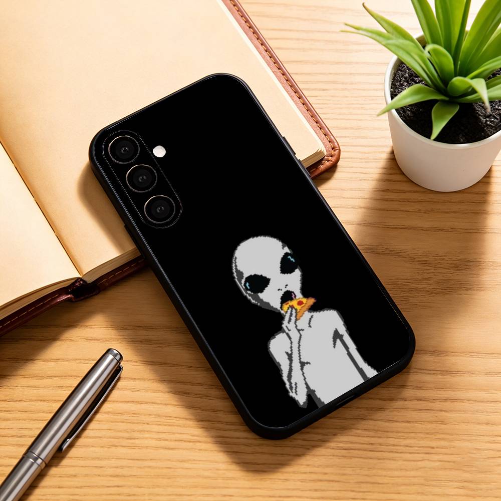 TOP SECRET UFO x-files Phone Case For Samsung Galaxy A73,A72,A71,A70,A53,A52,A51,Soft Silicone Black Cover