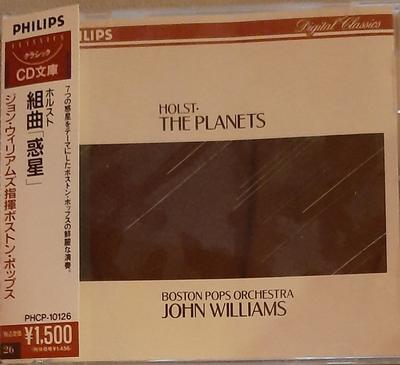 CD GUSTAV HOLST, JOHN WILLIAMS, THE BO - Planety PHCP10126 Philips 1992 Japonia Klasyka Używany