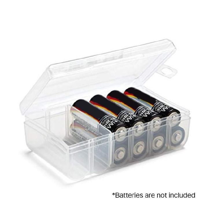 Lightweight Battery Holder Case for AA/AAA Battery Storage Box for Traveling