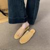 New fishing net sandals women's shoes seaside bag head cool slippers summer wear fashion flat shoes half drag