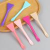 Double Head Dual-Use Facial Mask Brush Silicone Facial Mask Stick With Scoop Facial Beauty Tool