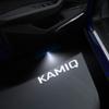 1/2PCS For Skoda Octavia Kamiq Karoq Sport Line VRS Car Door Welcome Lights Projector Logo Wireless Sensing Accessories