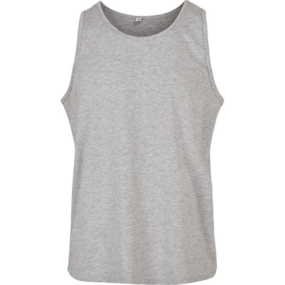 Build Your Brand Mens Plain Tank Top