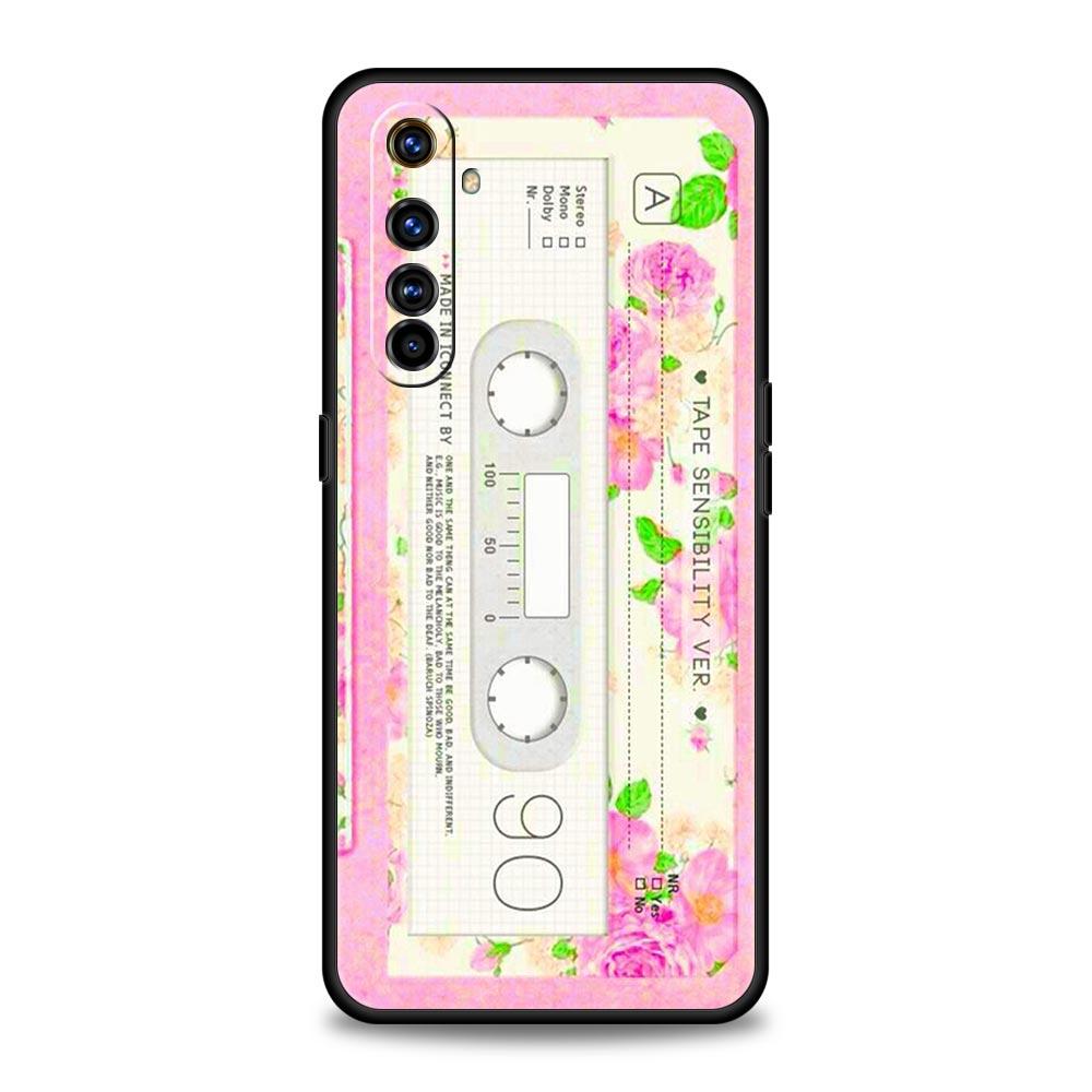 Retro Vintage Old Cassette Tape Phone Case For Realme 12 11 10 9 8 5G 7 6 GT5 GT3 GT2 Pro C21 C11 C25 C35 GT Neo 2 3 3T 5 Cover
