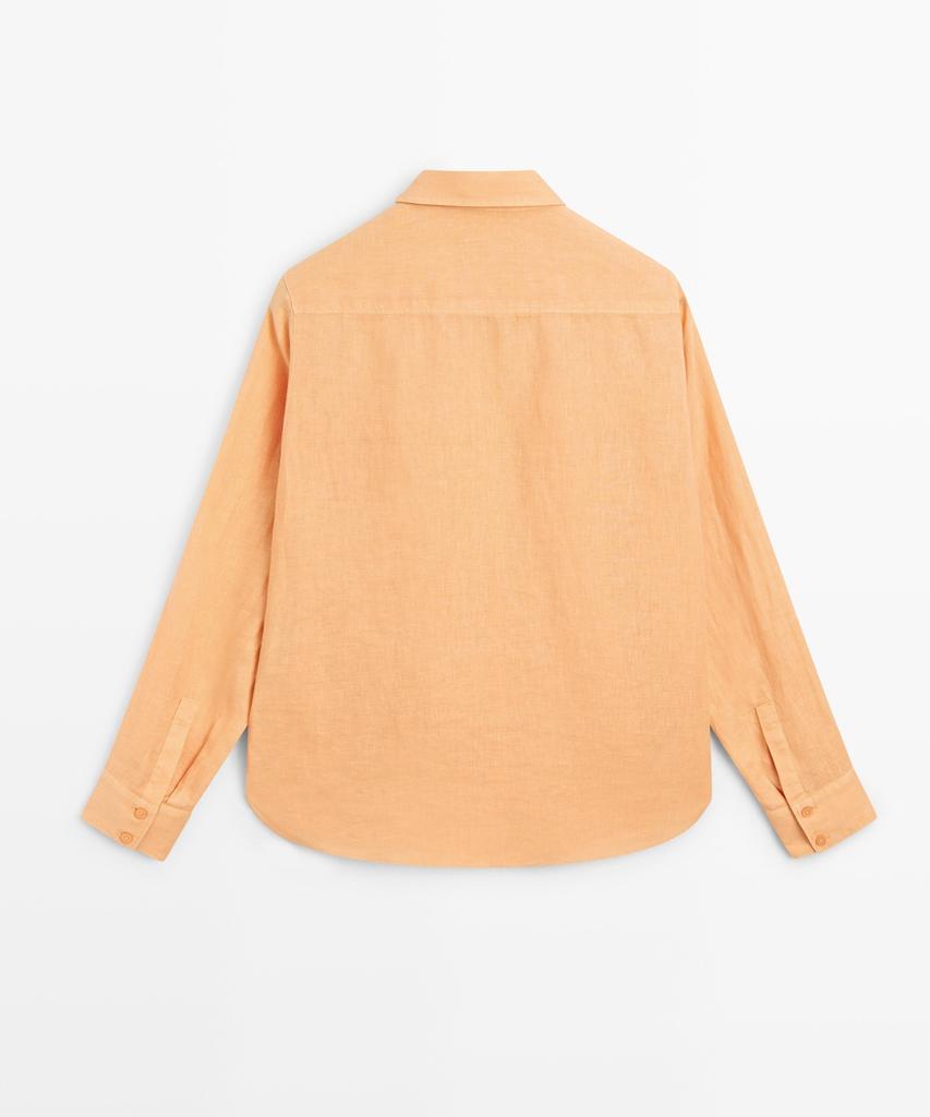 Masimodutti 100% Linen Loose Fit Shirt