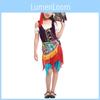 Entzückendes Halloween Cosplay Kostüm für kleine Mädchen Prinzessin Bühnenauftritt Kleid