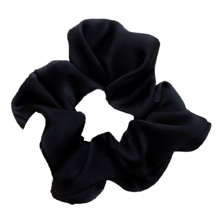 Elaborate Silk Like Hair Tie for Women Hair Rings Elegant Ruched Silk Like Scrunchies Oversized Hair Rope Hair Tie