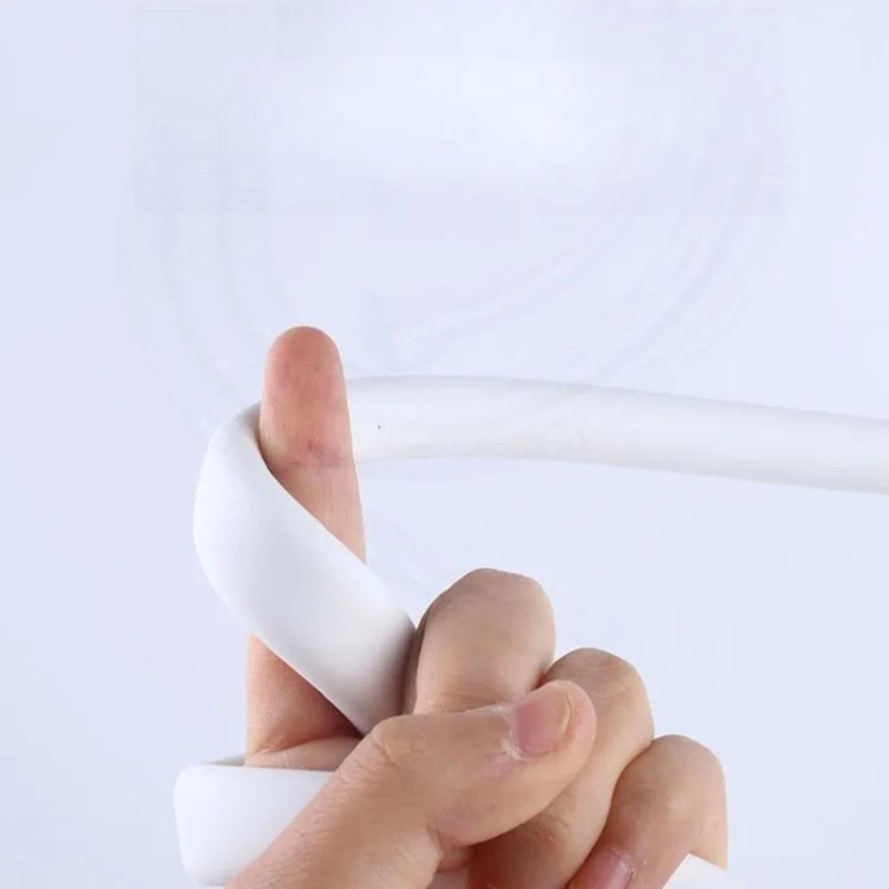 Shower Head Hose Used High Toughness Design Bathroom Silicone Shower Tube Bend Arbitrarily Hose Explosion Proof Anti Winding