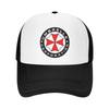 Umbrella Corporation Print Mesh Baseballkappen Unisex Hip Hop Verstellbare Snapback-Kappe Damen Unisex Sommer Atmungsaktive Sonnenblendenkappen