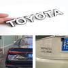 3D Metal Emblem Badge Car Sticker Car Trunk Sticker for Chr Corolla Camry Yaris Hilux Prius Avensis Auris Prado Verso TRD