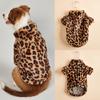 Pet Dog Costume Fashion Leopard Printed Pet Coat Cotton Soft Pullover Dog shirt Jacket Bluza Kot Sweter Odzież dla zwierząt Strój
