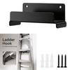Metal Garage Wall Ladder Hook Black Ladder Hanger New Tool Rack  For Stairs