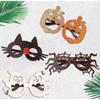 Lot de 2 Lunettes de Décoration d'Halloween Lunettes Créatives Fantôme Citrouille Araignée Lunettes de Décoration pour Ambiance