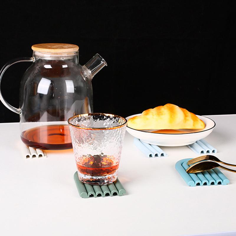 Rainbow Shape High Temperature Resistant Coaster Dining Table Mat Insulation Pad