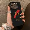 Morocco Flag Phone Case For iPhone 17,16,15,14,13,12,11 Plus,Pro Max,XS,Colorful Silver Phone case Funda Cover