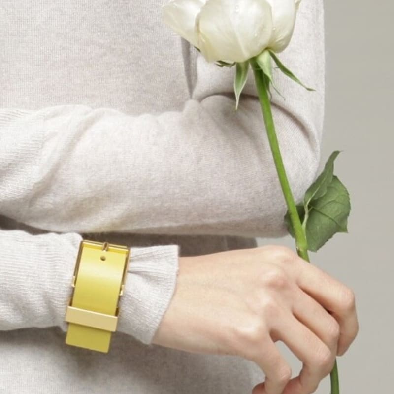 

MILMA LADY BRACELET - LIME YELLOW Add outer holes