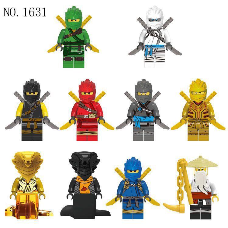 Ninjago Minifigures Building Blocks Toys Action Figures Kids Education Gift