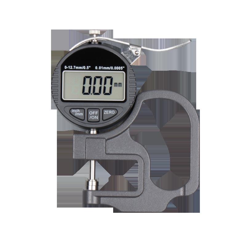 HEMUELE Digital Micrometer Caliper for Measuring Film, Paper, Leather, and Tubes