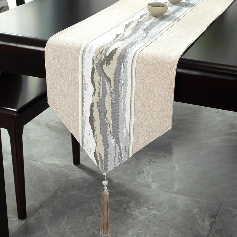 Chinese Style Table Runner Solid Linen Cotton Table Cover Waterproof Table Track Wedding Table Decoration Tablecloth for Table