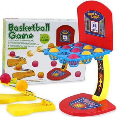 Table Game Basketball Jiugongge Parent-Child Interactive Game Mini Basketball Shooting Machine Hand-Eye Coordination Toy