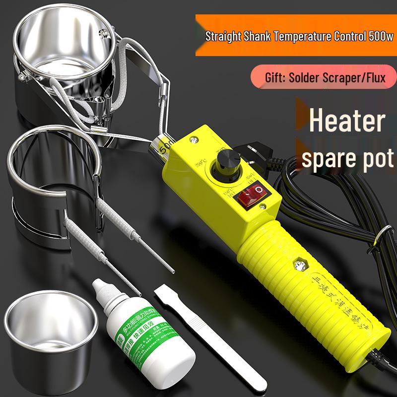 Portable Electric Tin Melting Pot: Adjustable Temperature Soldering Furnace for Electricians