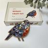 Mosaic Leaf Craft Art Kit for Adults, DIY Mosaic Tiles Kit, Handmade Craft, Stained Glass, All Supplies, Make Your Own